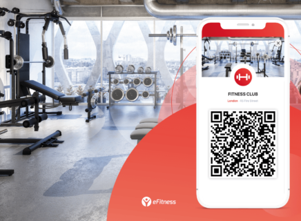 Dynamic QR codes in the eFitness App